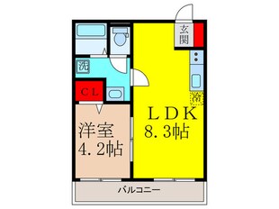 Dias東石切の物件間取画像